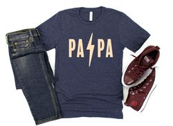 PAPA Shirt for Fathers Day Gift, PAPA T-Shirt for Dad, PAPA Gift from Daughter, Fathers Day TShirt for Grandpa, Grandpa