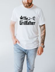 The Grillfather Shirt, Funny BBQ Gifts For Dad From Daughter, Fathers Day Gift, Fathers Day Tee, BBQ Meat Chicken Lover