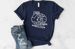 Being Grandpa Is An Honor Being Papa Is Priceless Tshirt, Fathers Day Gift, Dads T Shirt, Grandpas TShirt, Gift For Dad,