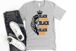 Black Father Black Leader Black King Shirt  Black Dad TShirt  Lion King Dad Tee  Cool Black Dad Gift  Fathers Day Gift F