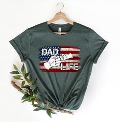 Dad Life USA Flag Sweatshirt, Fathers Day Gift , American Flag Dad Gift, Fathers Day Mens Dad, Fathers Day Shirt, Americ