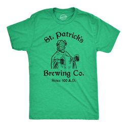 St Patricks Brewing Co Shirt, St Patricks Day Shirt, Lucky Green Irish shirt, Pun Shirt, Funny Shirts, Drinking Shirt, B