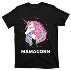 mamacorn mother baby unicorn lover mothers day t-shirt