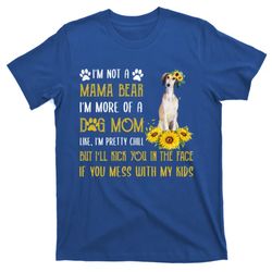 Sunflower Saluki Mom Mothers Day Dog Mom Gift T-Shirt