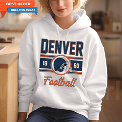 Vintage Denver Football Shirt Fro Fans, Creative Shirt Unique Crewneck