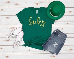 Lucky Shirt, Lucky Tshirt, Lucky St Patricks Day Shirt, St Patrick Shirt, Patricks Day Shirt, St Patricks Tshirt, Shamro