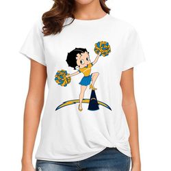 Betty Boop Halftime Dance Los Angeles Chargers T-Shirt - Cruel Ball