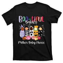 bootiful babies mother baby nurse funny halloween t-shirt