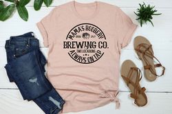 Brewing Co Shirt, Funny Breastfeeding TShirt, Mamas Boobery TShirt, Breastfeeding Brewery Tee, New Mom Gift, Baby Shower