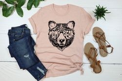 Mama Bear Shirt, Mama Bear Gift, Cute Mama Bear Shirt, Mothers Day Gift, Animal Nature Lover Shirt, Momma Bear, Baby Sho