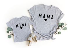 Matching Mama and Mini Shirt, Matching Mommy and Me Shirt, Mothers Day Shirts, Gift for New Mom, New Mom Gift, Baby and