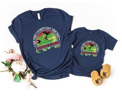 daddy and me dinosaur matching shirt, personalized our first fathers day shirt, new dad fathers day gift, dad and baby f