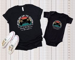 First Fathers Day Matching Shirt, Leveled up to Daddy, First Fathers Day Shirt, New Dad Shirt, Dad And Baby Shirt, Fathe