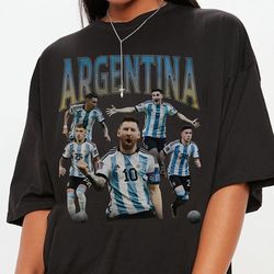 Vintage Retro argentina Soccer Team Shirt, Soccer Bootleg Shirt, Soccer Shirt, Football Fan Gifts, Soccer Tee