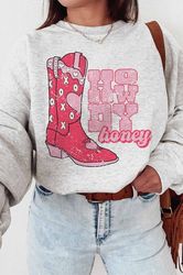 Howdy Valentine Sweatshirt Cowgirl Sweatshirt Howdy Valentines Western Sweatshirt heart sweatshirt Valentine Sweatshirt