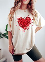 Comfort Colors Valentines Day Shirt, Love TShirt, Red Heart Shirt, Valentines Gift Shirt, Teacher Gift Shirt, Valentine