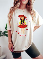 Retro Valentines Day Comfort Colors Shirt, Cowgirl Valentines Shirt, Western Valentine TShirt, Funny Valentine Tee, 1950