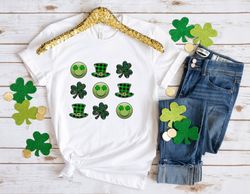 Lucky Happy Shamrock Patrick Day Shirt, Lucky Shirt, Patrick Day Shirt, Shamrock Shirt, St Patrick Day Shirt, Irish Day