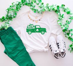 Shamrock Truck T-shirt, Happy St Patricks Day T-shirt, Saint Patricks Day Shirt