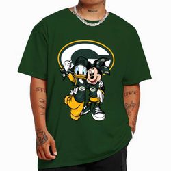 Minnie And Daisy Duck Fans Green Bay Packers T-Shirt - Cruel Ball