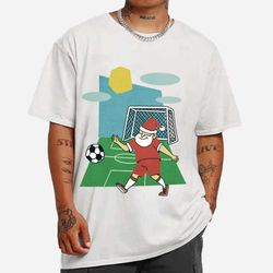 Santa Claus Playing Soccer T-shirt - Cruel Ball