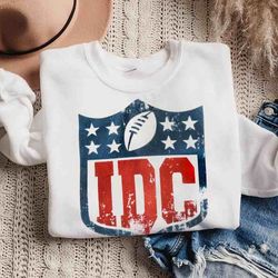 Super Bowl NFL 2023 LVII IDC I Dont Care Funny Crewneck T-Shirt - Cruel Ball