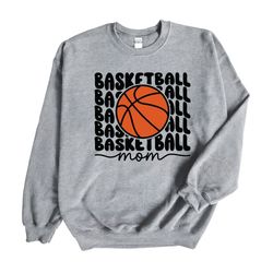 basketball sweatshirt, basketball mom with basketball, mom basketball design, gildan heavy blend crewneck sweatshirt, 3x
