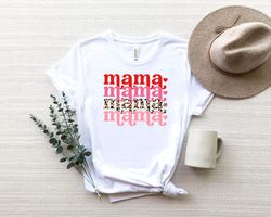 Mama Leopard Heart Shirt, Leopard Mama Shirt,Cute Mom Shirt,Mothers Day Gift, Mama T-shirt,Mom Life Shirt,Mothers Day Sh