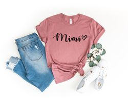 Mimi Shirt,Grandma Shirt,Gift for Mimi, Mothers Day Shirt,Pregnancy Announcement Grandparents,Mothers Day Gift
