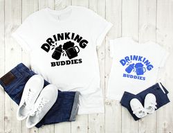 Drinking Buddies Shirt,New Dad Shirt,Dad Shirt,Daddy Shirt,Fathers Day Shirt,Gift for Dad,Daddy and Me Matching Shirt,Da