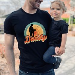 Fisherman Daddy Shirt, Fathers Day Shirts, Father Birthday Shirt, Daddy Shirt, Son And Father Shirt, Gift For Fathers, S