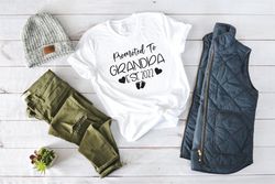 Promoted to Grandpa Shirt, Promoted to Grandma, Gift Shirt For Grandfather, Baby announcement, Fathers Day Shirt, Dad Te