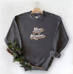 Retro New Mexico Sweatshirt, New Mexico  Sweatshirt, New Mexico  State Sweatshirt, State Sweatshirt, New Mexico  Gift, V