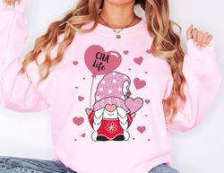 CNA Life Valentine Sweatshirt, Superhero CNA Sweater, Gnome CNA Sweatshirt, Valentines Day cna Sweatshirt, Gnome Valenti