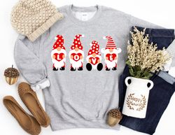 Gnome Valentine Sweater, Gnome Love Sweater, Valentines Day Sweatshirt, Valentines Day Gift, Happy Valentines Day Sweats