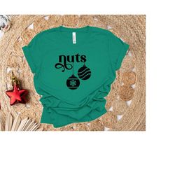 Chest And Nuts Couples Christmas T-Shirt, Funny Christmas Shirt, Couples Christmas Sweatshirts, Christmas Humor, Holiday