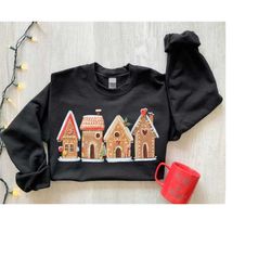 Christmas Shirt, Gingerbread House Shirt, Christmas Home Shirt, Christmas Home Party Shirt, Christmas Gift Shirt, Christ