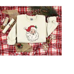 Christmas Shirt, Retro Santa Shirt, Christmas Santa Shirt, Christmas Xmas Shirt, New Year Santa Shirt, Christmas Gift Fo