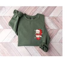 Christmas Sweatshirt, Christmas Coffee Cup, Christmas Coffee Shirt, Christmas Gift, Coffee Lover Shirt, Women Christmas