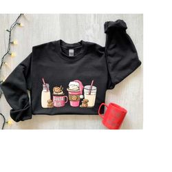 Christmas Sweatshirt, Santa Shirt, Santa Fuel Sweatshirt, Funny Santa Shirt, Santa Coffee Milk Shirt, Santa Lover Shirt,