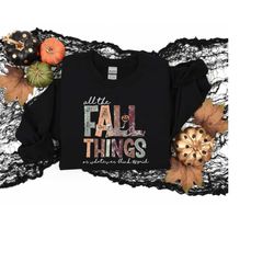 Fall Things Shirt, Fall Lover Shirt, Fall Skeleton Shirt, Tis the Season Shirt, Skeleton Sweater, Fall Gifts, Fall Crewn