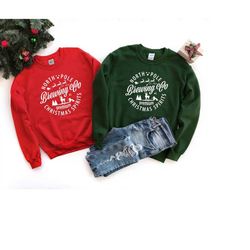North Pole Brewing Co Sweatshirt, Christmas Sweater, Premium Christmas Spirit, Brewing Co Shirt, Santas Favorite Sweate