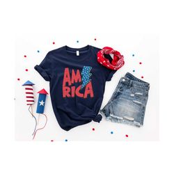 America Shirt, Merica Shirt, Freedom Shirt, Firework Shirt, The USA Flag Shirt, 4th Of July Shirt, Memorial Day Shirt,In
