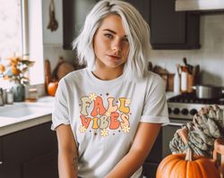 Fall Vibes Shirt, Halloween Shirt, Fall Leopard Shirt, Fall Time Shirt, Autumn Shirt, Cute Thanksgiving Shirt