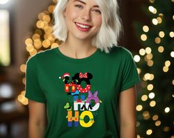 Ho Ho Ho Christmas Shirt, Disneyland Shirt, Disney Family Shirts, Christmas Disney Tee, Christmas Gifts,Disney Christmas