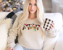 Mickey and Friends Christmas Sweatshirt, All Disney Characters Christmas Sweatshirt, Disney Christmas Sweatshirts, Chris