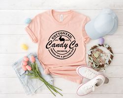 Cottontail Candy Co Easter Shirt, easter shirt,  bunny shirt, Egg Shirt,  Bunny with Glasses, Bunny Lover Gift, happy ea