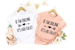 If Im Drunk Its Her Fault, Drinking Lover Shirt, Funny Drinking Shirt, Party Shirt, Drinking Shirt, Vacation Shirt, Brid
