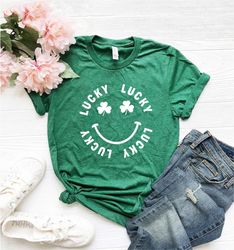 Lucky shamrock shirt, shamrock shirt, Lucky Shirt, st paddys day shirt, saint patricks day,  st patricks day, irish shir