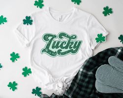 Lucky shirt, st paddys day shirt, saint patricks day, shamrock shirt, st patricks day, irish shirt, four leaf clover, sh